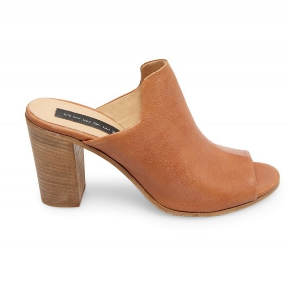 NWT Steven by Steve Madden black leather mules - Picture 6 of 7